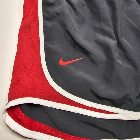 Nike NY Giants NWT Dri-Fit Lined Running Shorts Womens Size XXL Gray Red White - Picture 4 of 11